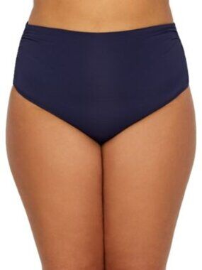 Anne Cole Womens Plus Size Live In Color Convertible Bikini Bottom
